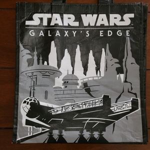 D23 Swag with Star Wars Galaxy's Edge Bag